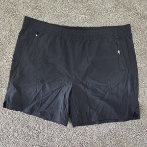 All in Motion Men's Black Athletic Shorts